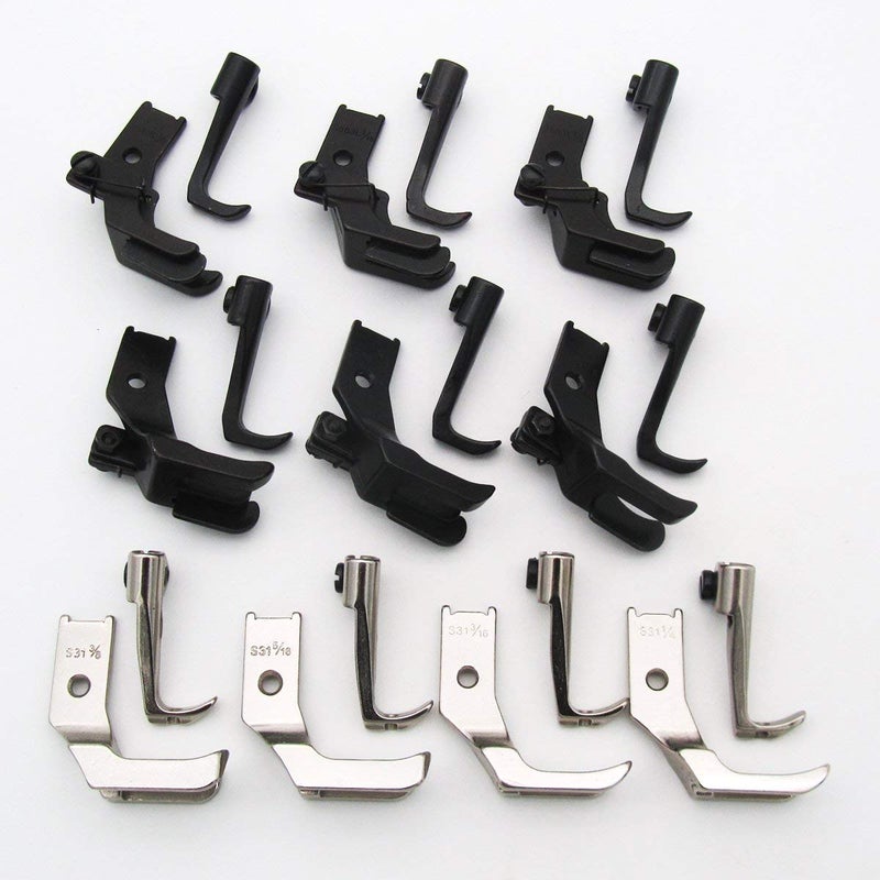 CKPSMS brand - #KP-WF10 10SET FEET Compatible with JUKI CONSEW SINGER BROTHER INDUSTRIAL WALKING FOOT SEWING MACHINE (KP-WF10) - Image 5